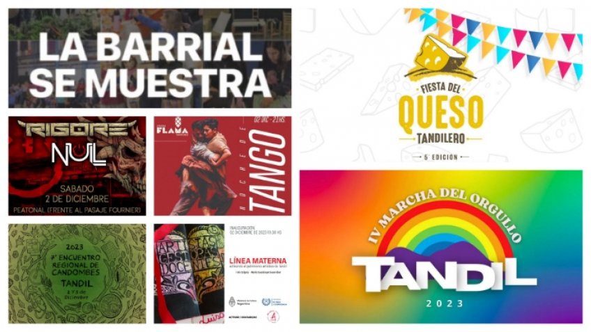 Extensa agenda para el fin de semana tandilense